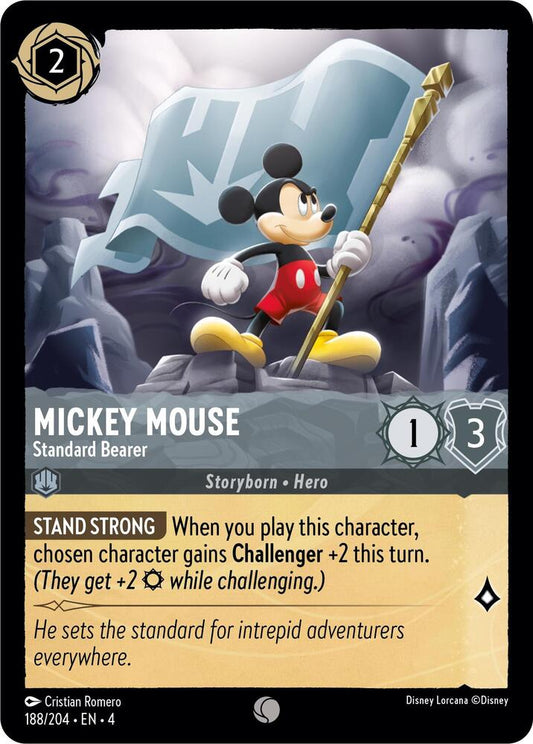Lorcana - Mickey Mouse -  Standard Bearer - Cold Foil - Ursula's Return (4)