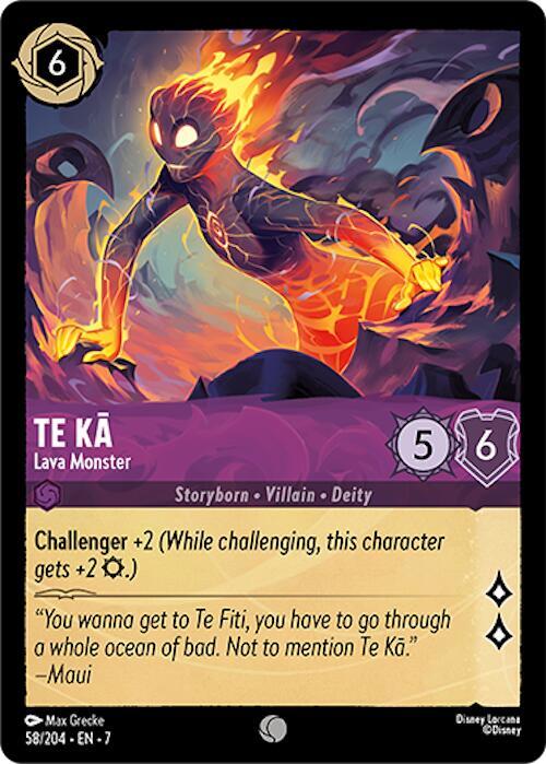 Lorcana - Te Ka - Lava Monster - Archazia's Island (7)