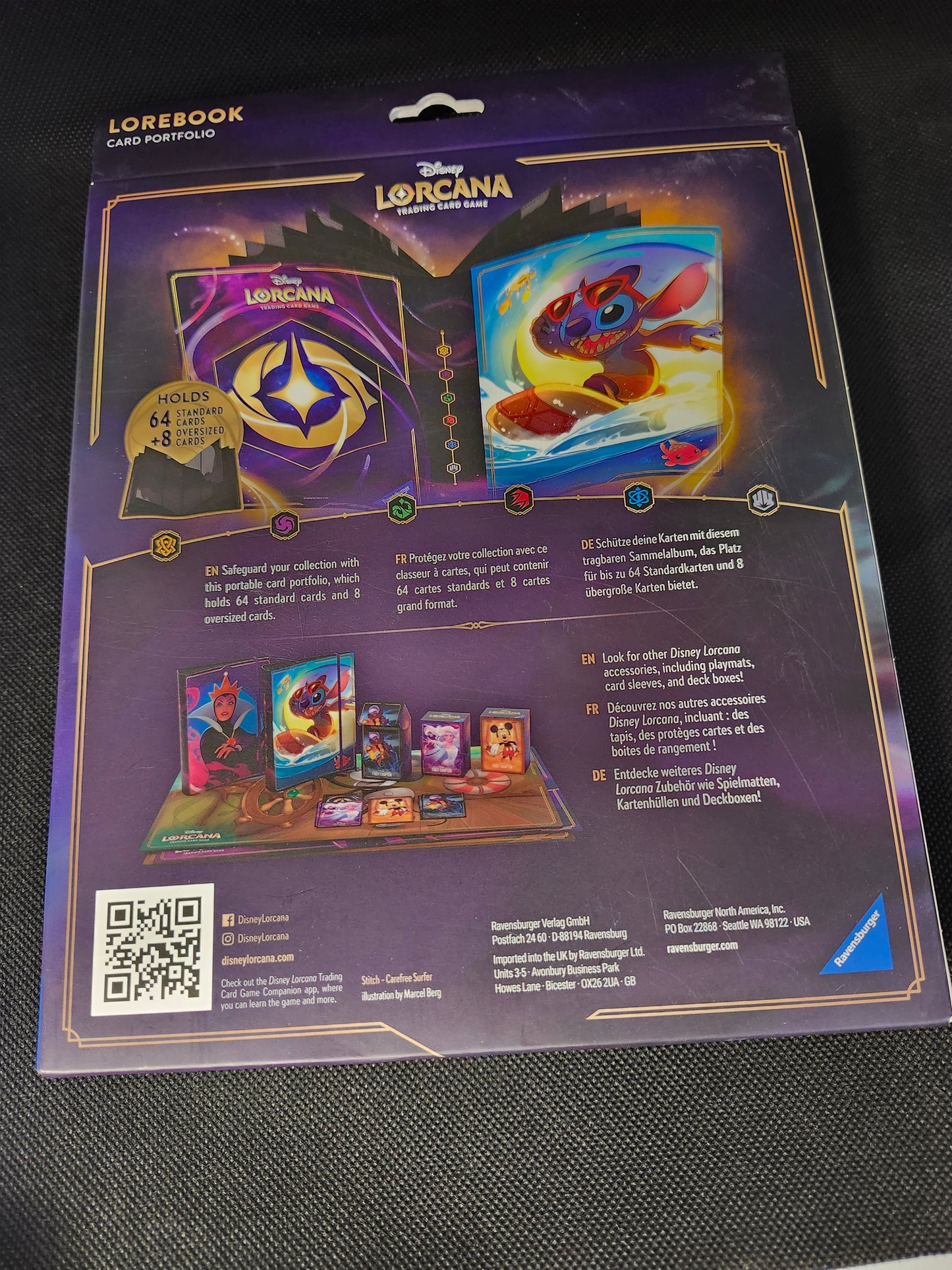 Disney Lorcana Trading Card Game - Stitch Lorebook Card Portfolio by Ravensburger