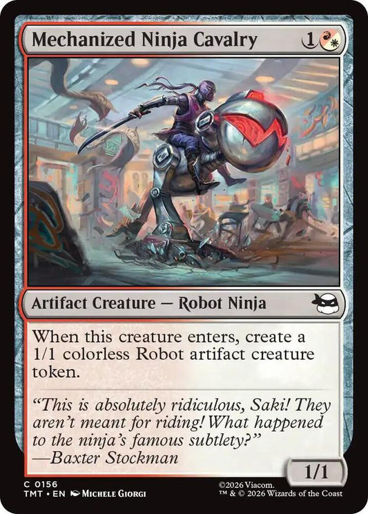 MTG - Mechanized Ninja Cavalry - Teenage Mutant Ninja Turtles (TMT)