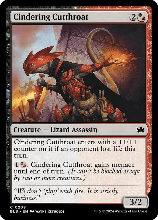 MTG - Cindering Cutthroat - Bloomburrow (BLB)