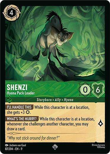 Lorcana - Shenzi - Hyena Pack Leader - Fabled (9)
