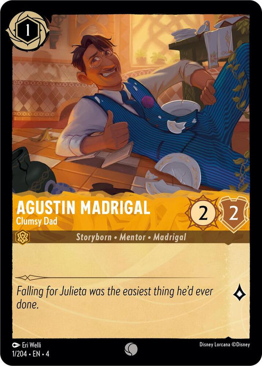 Lorcana - Agustin Madrigal - Clumsy Dad - Cold Foil - Ursula's Return (4)