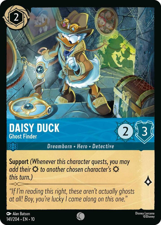 Lorcana - Daisy Duck Ghost Finder Cold Foil - Whispers in the Well (10)