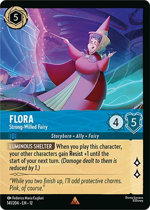 Lorcana - Flora - Strong-Willed Fairy (Foil) - Wilds Unknown (12)