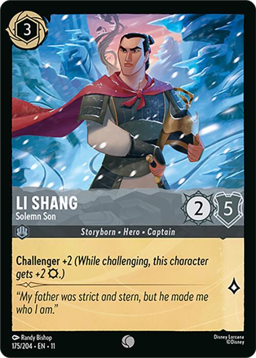 Lorcana - Li Shang - Solemn Son - Winterspell (11)