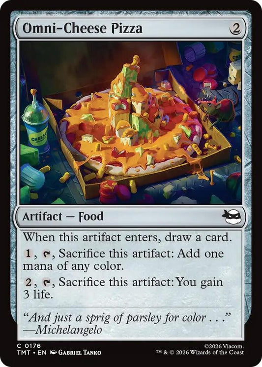 MTG - Omni-Cheese Pizza - Teenage Mutant Ninja Turtles (TMT)