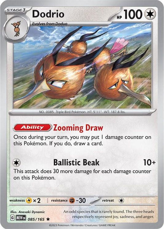 Pokemon - Dodrio - SV: Scarlet & Violet 151 (MEW)