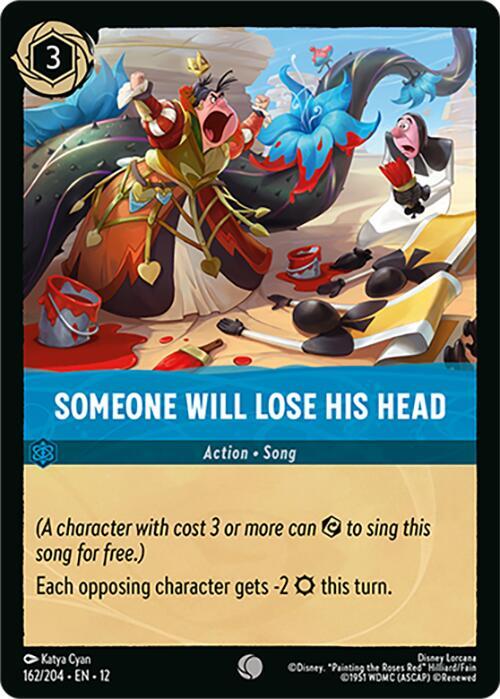 Lorcana - Someone Will Lose His Head - Wilds Unknown (12) Cold Foil