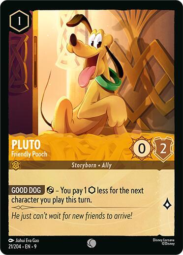 Lorcana - Pluto - Friendly Pooch - Fabled (9)