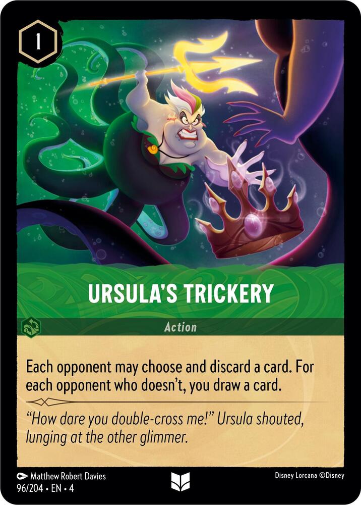 Lorcana - Ursula's Trickery - Cold Foil - Ursula's Return (4)