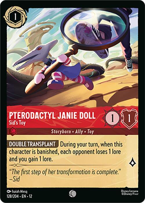 Lorcana - Pterodactyl Janie Doll - Sid's Toy - Wilds Unknown (12)
