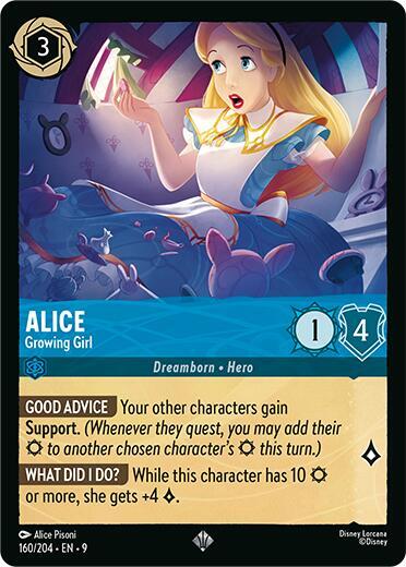 Lorcana - Alice - Growing Girl - Fabled (9)