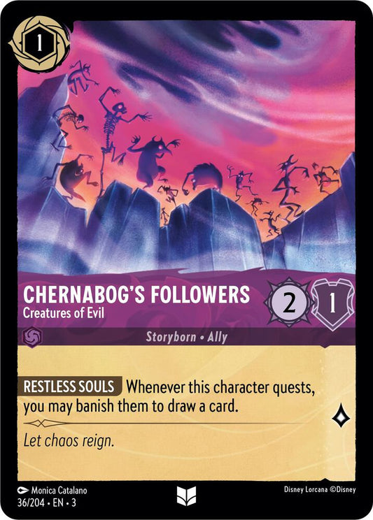 Lorcana - Chernabog's Followers - Creatures of Evil - Into the Inklands (3)