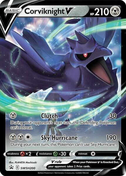 Pokemon - Corviknight V - SWSH200 - SWSH: Sword & Shield Promo Cards (SWSD)