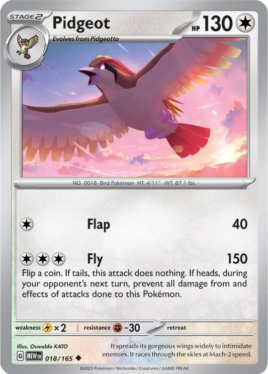 Pokemon - Pidgeot - SV: Scarlet & Violet 151 (MEW)