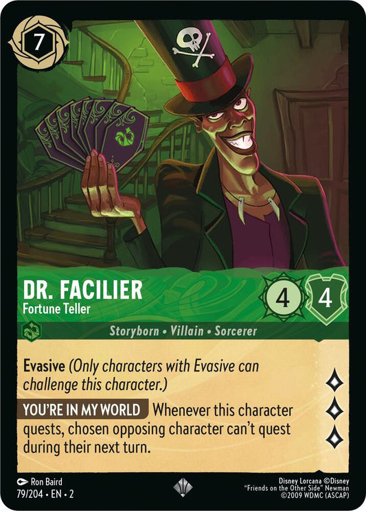 Lorcana - Dr. Facilier - Fortune Teller - Rise of the Floodborn (2)