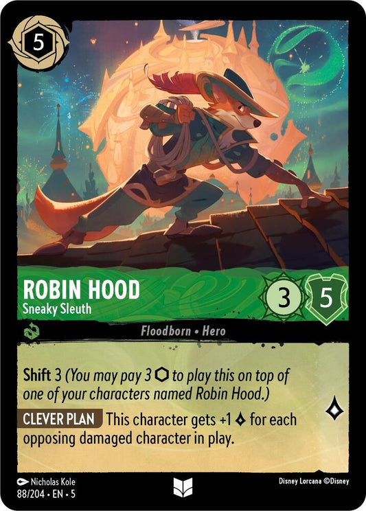 Lorcana - Robin Hood - Sneaky Sleuth - Shimmering Skies (5)