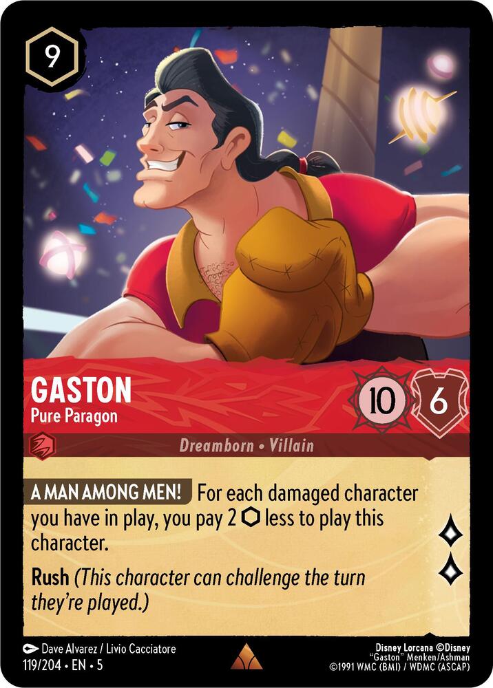 Lorcana - Gaston - Pure Paragon - Shimmering Skies (5)