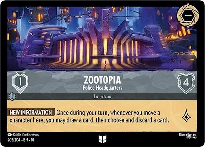Lorcana - Zootopia Police Headquarters - Whispers in the Well (10)
