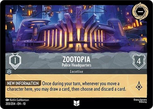 Lorcana - Zootopia Police Headquarters - Whispers in the Well (10)