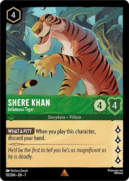 Lorcana - Shere Khan - Infamous Tiger - Archazia's Island (7)