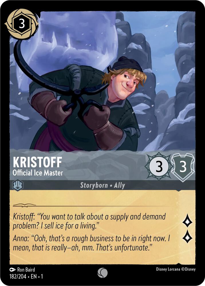 Lorcana - Kristoff - Official Ice Master - The First Chapter (1)