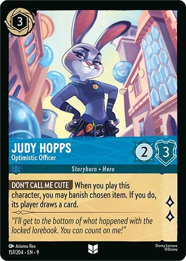 Lorcana - Judy Hopps - Optimistic Officer - Fabled (9)
