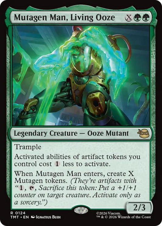 MTG - Mutagen Man, Living Ooze - Teenage Mutant Ninja Turtles (TMT)