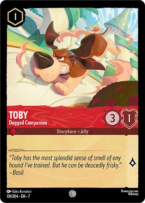 Lorcana - Toby - Dogged Companion - Archazia's Island (7)