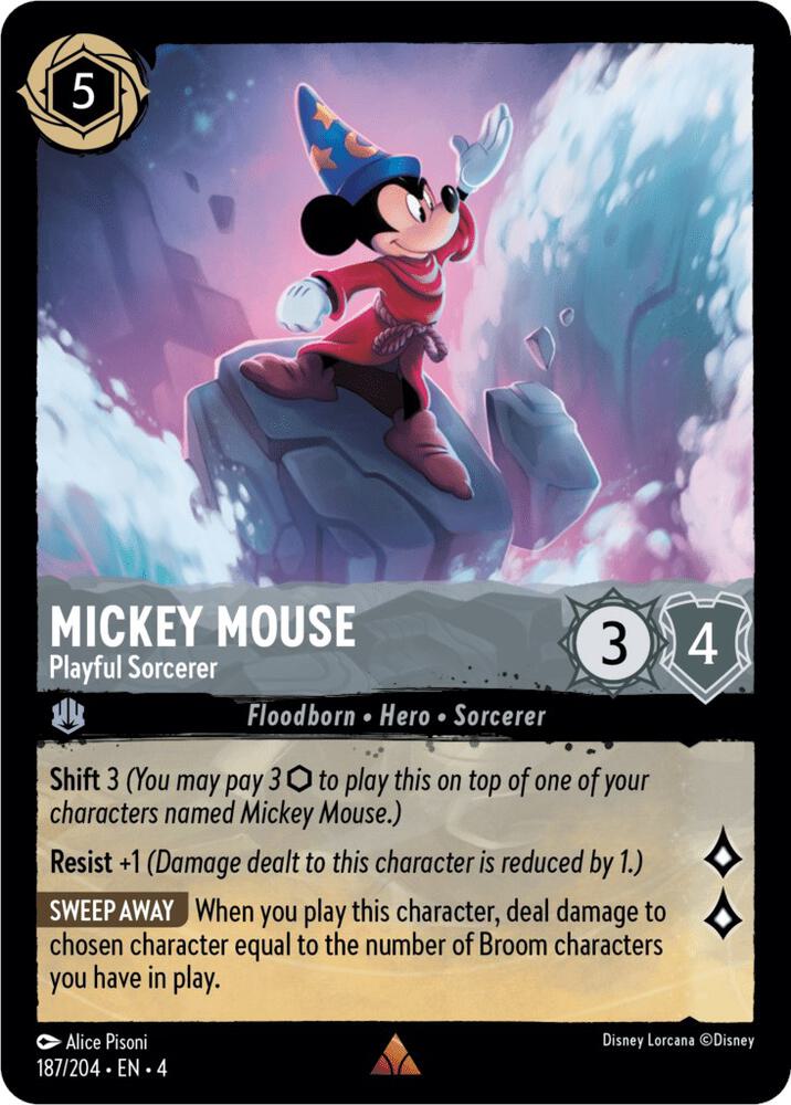 Lorcana - Mickey Mouse - Playful Sorcerer - Ursula's Return (4)
