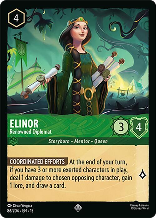 Lorcana - Elinor - Renowned Diplomat - Wilds Unknown (12)