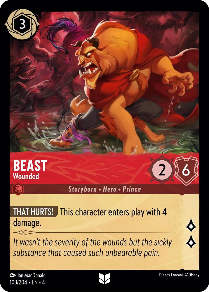Lorcana - Beast - Wounded - Ursula's Return (4)