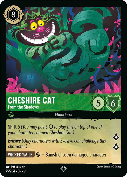 Lorcana - Cheshire Cat - From the Shadows - Rise of the Floodborn (2)