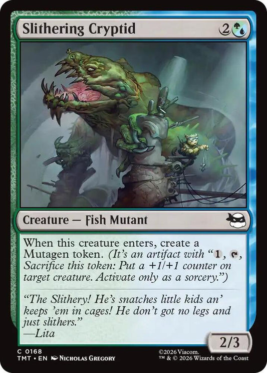 MTG - Slithering Cryptid - Teenage Mutant Ninja Turtles (TMT)