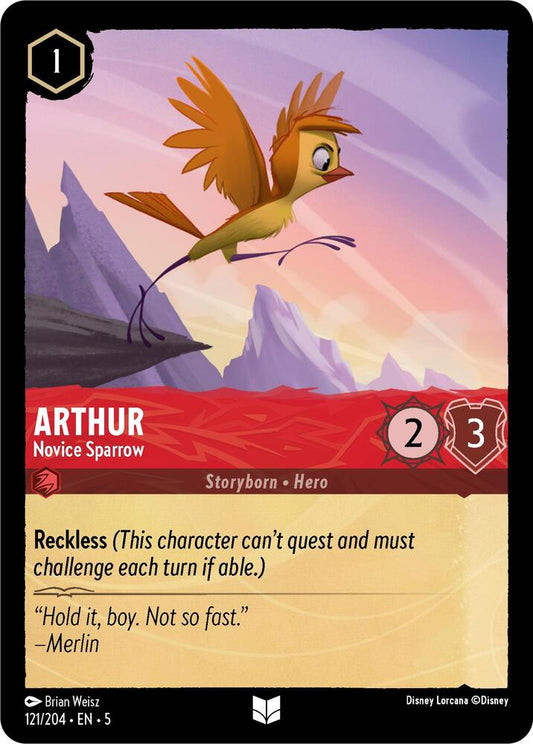 Lorcana - Arthur - Novice Sparrow - Shimmering Skies (5)