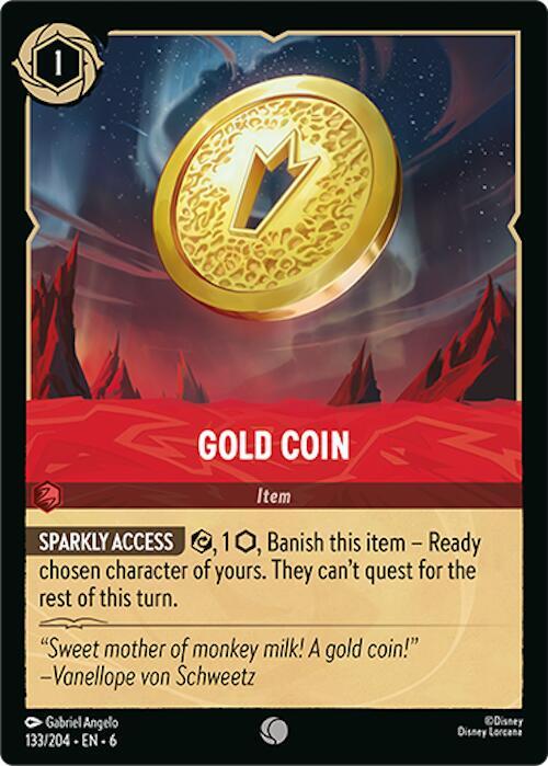 Lorcana - Gold Coin - Azurite Sea (6)