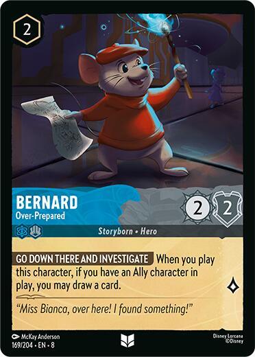 Lorcana - Bernard Over-prepared Cold Foil - Reign of Jafar (8)