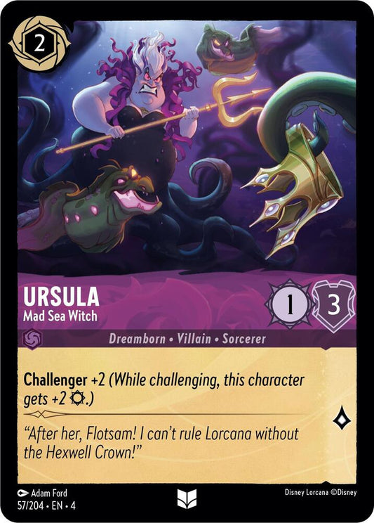 Lorcana - Ursula - Mad Sea Witch - Cold Foil - Ursula's Return (4)
