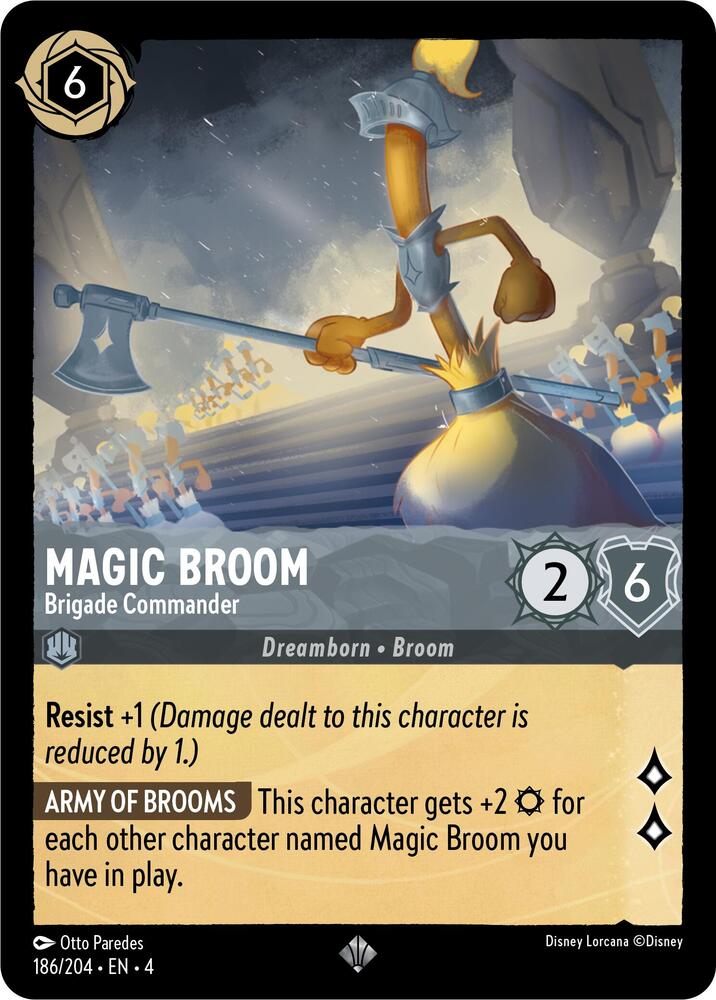 Lorcana - Magic Broom - Brigade Commander - Ursula's Return (4)