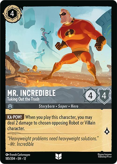 Lorcana - Mr. Incredible - Taking Out the Trash - Wilds Unknown (12)