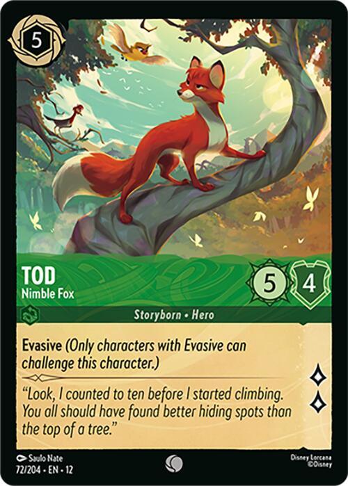 Lorcana - Tod - Nimble Fox - Wilds Unknown (12)