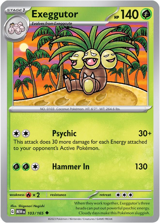 Pokemon - Exeggutor - SV: Scarlet & Violet 151 (MEW)