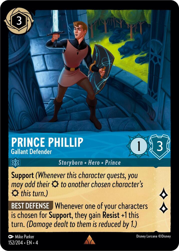 Lorcana - Prince Phillip - Gallant Defender - Ursula's Return (4)