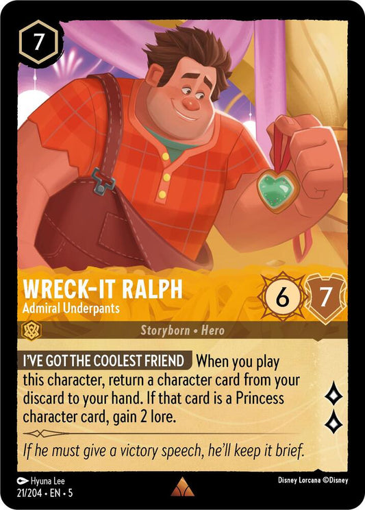 Lorcana - Wreck-It Ralph - Admiral Underpants - Shimmering Skies (5)