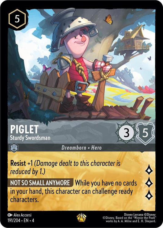 Lorcana - Piglet - Sturdy Swordsman - Ursula's Return (4)