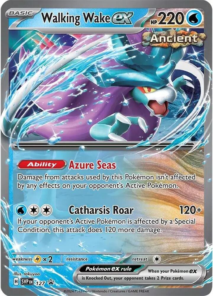 Pokemon - Walking Wake ex - 127 - SV: Scarlet & Violet Promo Cards (SVP)