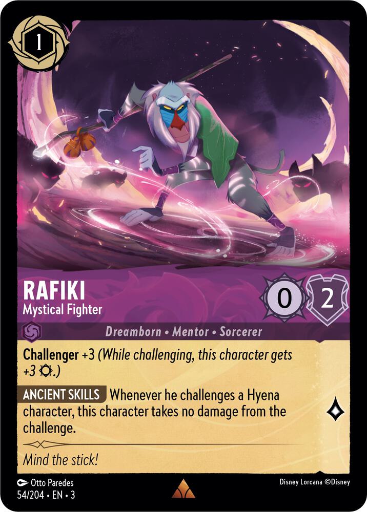 Lorcana - Rafiki - Mystical Fighter - Into the Inklands (3)