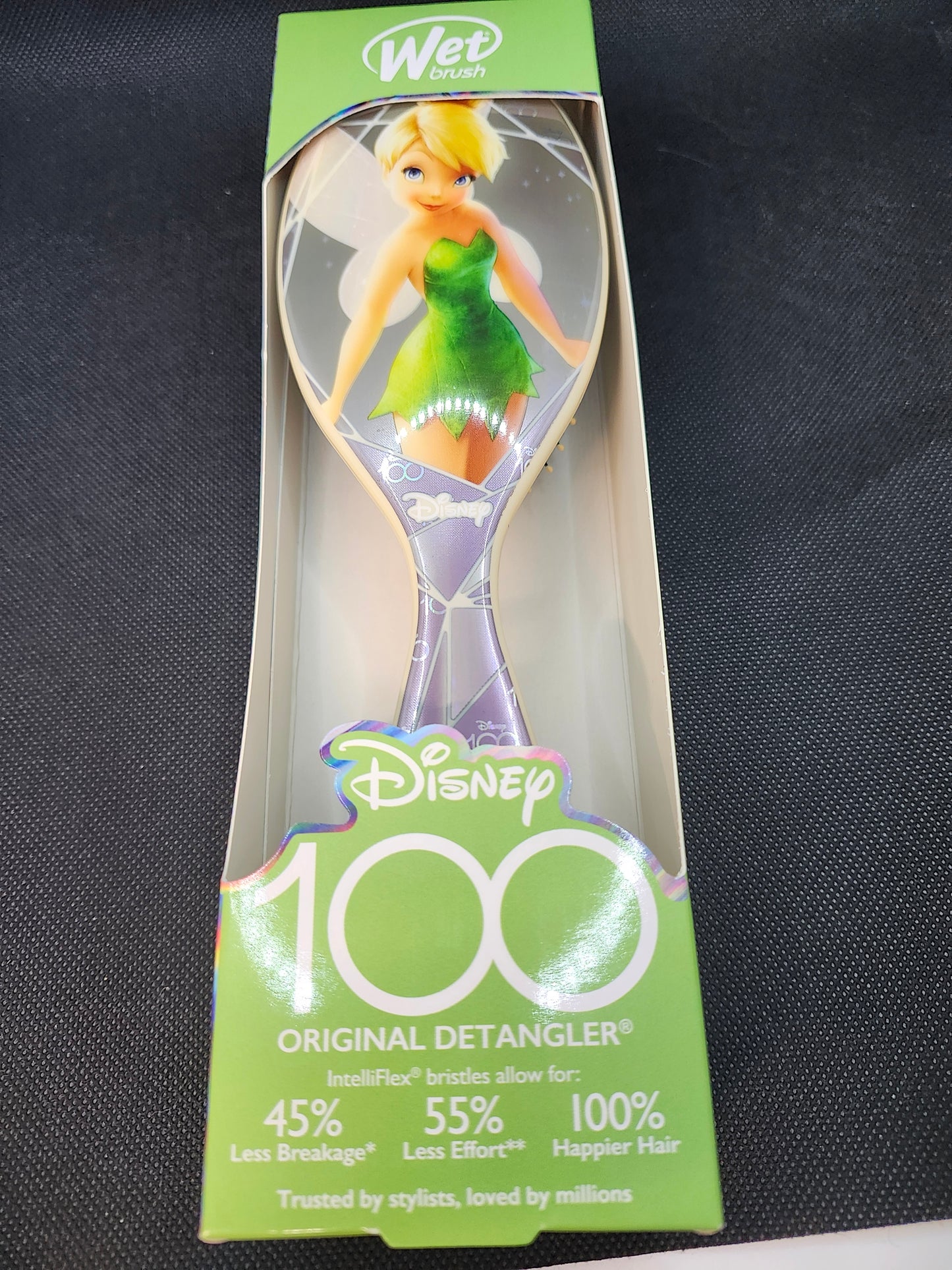 Disney Tinker Bell Wet Brush Original Detangler - 100% Happier Hair