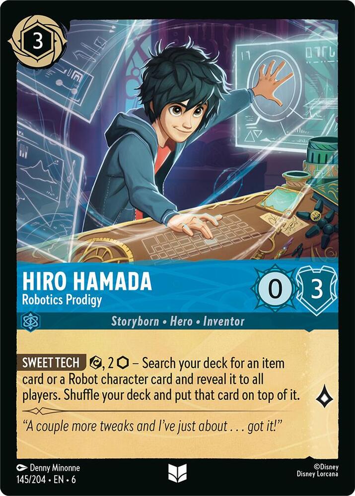 Lorcana - Hiro Hamada - Robotics Prodigy - Azurite Sea (6)